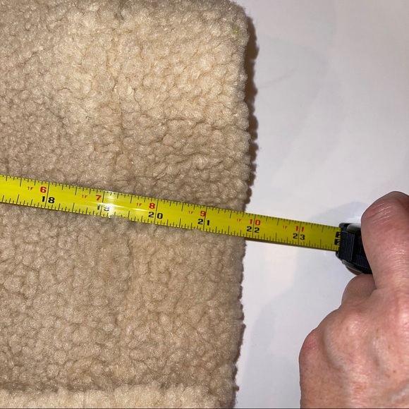 Free People Izzy Wrap Teddy Jacket Ecru Ivory - Picture 14 of 17